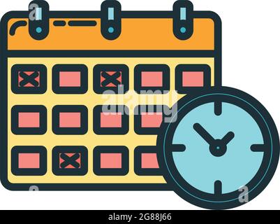 Calculator icon, educational institution process school, outline flat  vector illustration, isolated on white. Office supplies symbol. 25893686  Vector Art at Vecteezy