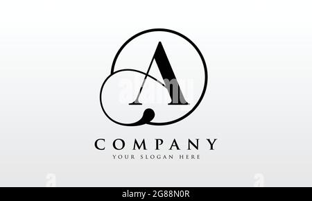 Initial V letter Black Color with White Background Logo Design vector ...