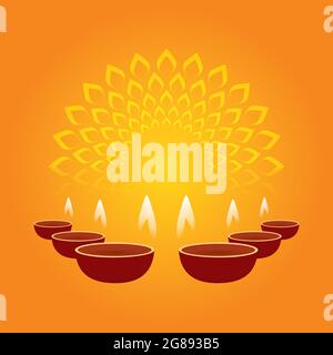 Indian Festival EPS File Background. Stock Vector