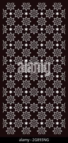 Mdf Board Cnc Router MDF Laser Jali Cutting design vector jali for graphic design, corner and border design and plywood partition foam, acrylic and cn Stock Vector