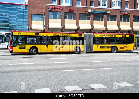 KVG Mercedes-Benz Citaro G articulated bus in Kiel, Germany Stock Photo