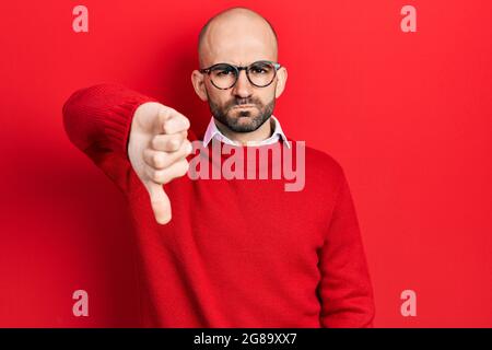 Casual Man Gesturing Thumbs Up Isolated Stock Photo - Download Image Now - Thumbs  Up, Men, People - iStock
