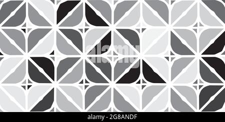 Abstract geometric seamless pattern floral design. Elegant of gray background beautiful for carpet,wallpaper,clothing,wrapping,batik,fabric Stock Vector