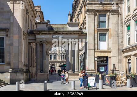 Royal Exchange Square, Glasgow City, Scotland, United Kingdom Stock Photo