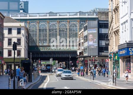 Glasgow Central Station, Argyll Street, Glasgow City, Scotland, United Kingdom Stock Photo