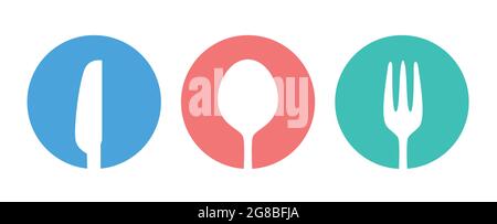 Spoon fork and knife besteck stock vector Stock Vector