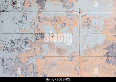 Wall with peeling paint texture Stock Photo