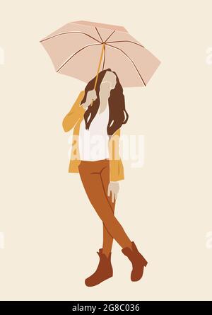 Autumn abstract illustration Stock Vector