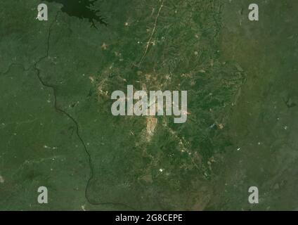 Yamoussoukro, Capital city of Ivory Coast Stock Photo
