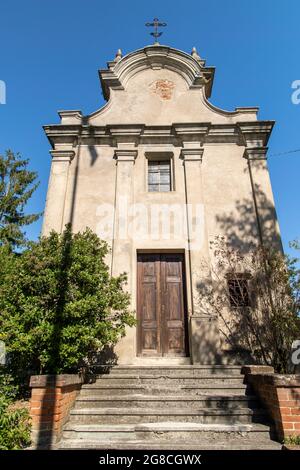 San Quirico church Cella Monte Monferrato Stock Photo