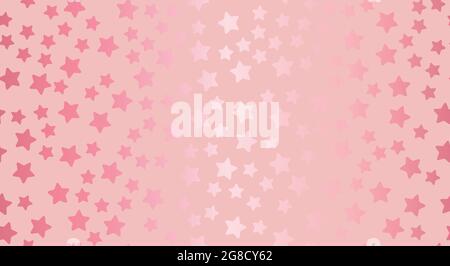 Rose gold stars seamless pattern Vector illustration Stock Vector