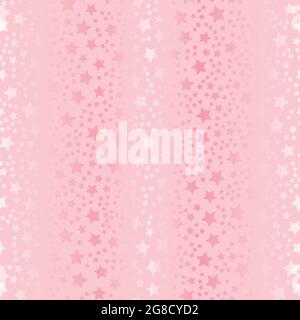Seamless pattern with glowing stars Vector illustration  Stock Vector