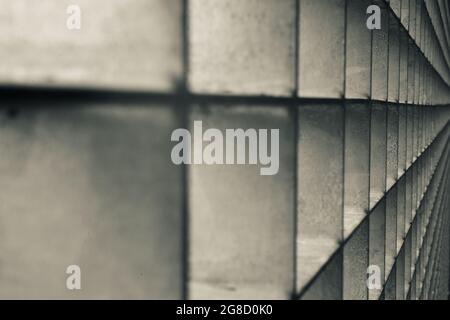 Grey metal grid Stock Photo