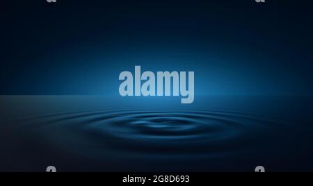spherical water drop texture on pink blue background Stock Photo