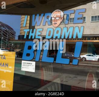 Los Angeles, California, USA 15th July 2021 A general view of atmosphere of Bernie's Coffee Shop during the coronavirus Covid-19 pandemic on July 16, 2021 in Los Angeles, California, USA. Photo by Barry King/Alamy Stock Photo Stock Photo