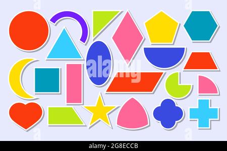 Math icon set in colored line style. Mathematics symbols and ...