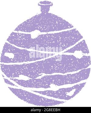 Summer motif rubber stamp illustration for summer greeting card etc. | water balloon Stock Vector