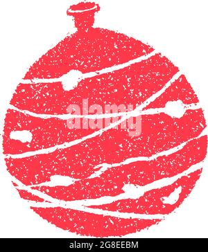 Summer motif rubber stamp illustration for summer greeting card etc. | water balloon Stock Vector