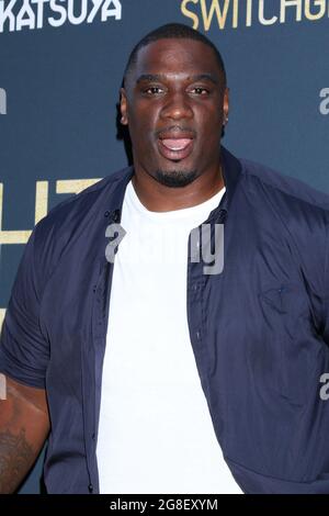 Los Angeles, USA. 19th July, 2021. LOS ANGELES - JUL 19: Donovan Carter at Midnight in the Switchgrass Special Screening at Regal LA Live on July 19, 2021 in Los Angeles, CA (Photo by Katrina Jordan/Sipa USA) Credit: Sipa USA/Alamy Live News Stock Photo