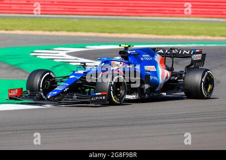 SILVERSTONE - Esteban Ocon (Alpine) during the 2nd free practice prior ...