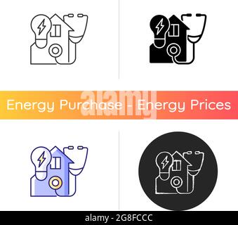 Energy audit icon Stock Vector