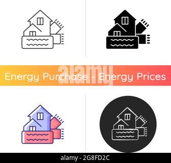 Weatherization icon Stock Vector
