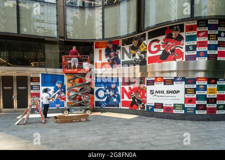 NHL Store opening in Manhattan 