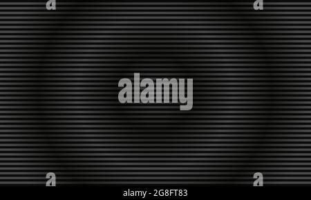 Abstract striped lined horizontal glowing background. Scan screen. Technological futuristic card with stripes. Vector illustration. Stock Vector