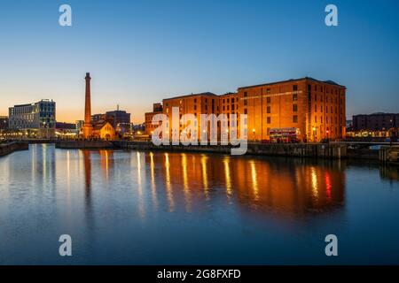 Merseyside Maritime Museum and Pump House at the Albert Dock, UNESCO World Heritage Site, Liverpool, Merseyside, England, United Kingdom, Europe Stock Photo