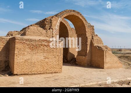 Ancient gate, old Assyrian town of Ashur (Assur), UNESCO World Heritage Site, Iraq, Middle East Stock Photo