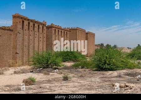 Ziggurat of Dur-Kurigalzu, Iraq, Middle East Stock Photo
