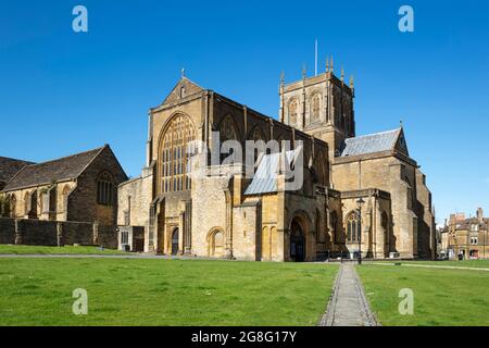 Sherborne Abbey, Sherborne, Dorset, England, United Kingdom, Europe Stock Photo