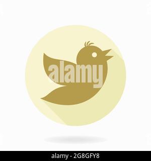 yellow circle with wings logo design Stock Vector Image & Art - Alamy