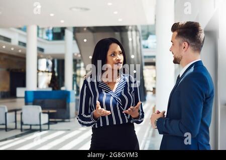 She has a lot to bring to the table Stock Photo