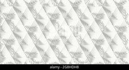 Abstract geometric seamless pattern design modern. Luxury with polygonal shape and silver triangle lines elegant background. For upholstery, carpet Stock Vector