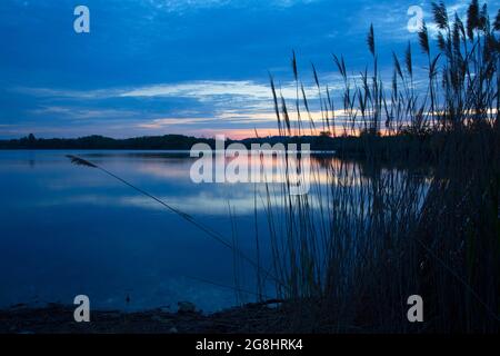 Bass Lake dawn, Dugger Unit, Greene Sullivan State Forest, Indiana ...