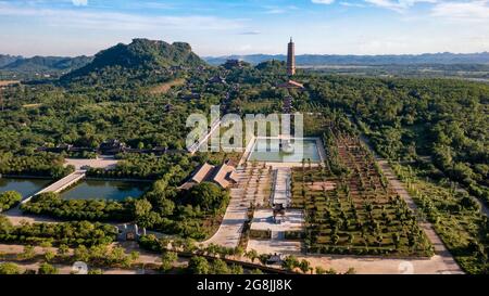 Famous Bai Dinh temple, Ninh Binh, Vietnam Stock Photo