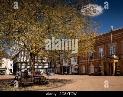 UK, England, Worcestershire, Evesham, Market Square Stock Photo