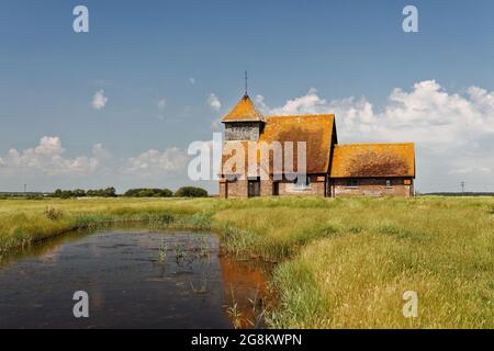 Iconic Church on the Marsh at Fairfield, Kent