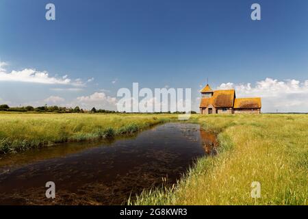 Iconic Church on the Marsh at Fairfield, Kent
