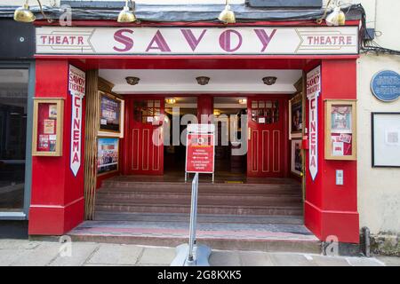 The Savoy cinema in Monmouth, Wales, UK. Stock Photo