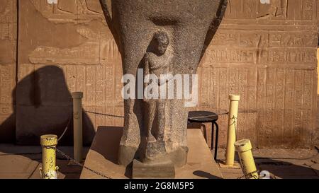 Horus statue in Luxor, Egypt Stock Photo