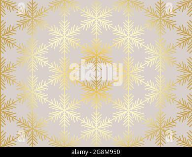 Christmas card. Snowflakes background. Winter seamless pattern. Stock Vector
