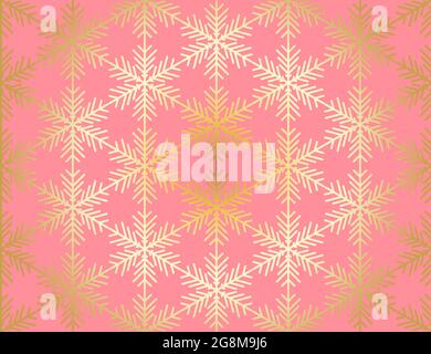 Christmas card. Snowflakes background. Winter seamless pattern. Stock Vector