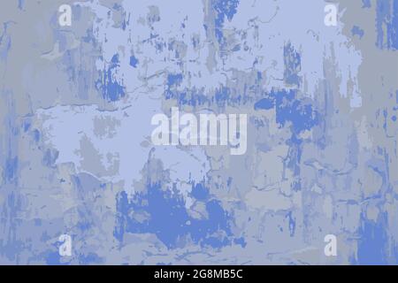 Vector grunge abstract concrete wall stone background. Baroque rococo texture. Old painted effect. Stock Vector