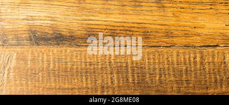 Wood texture panoramic background, high detailed wood texture closeup Stock Photo