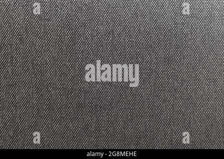 Pattern texture of black fiber material, detailed background photo Stock Photo