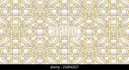 Abstract geometric pattern golden vintage art deco. Luxury of white and gray with gold lines background. Design for invitation, carpet,wallpaper Stock Vector