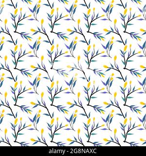Floral Retro Beautiful flowers Seamless patterns for web, print, wallpaper, gift wrapping, home decor, fashion, invitation background, textile design. Stock Photo