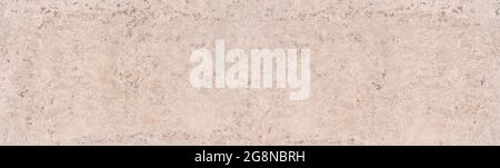 Panorama of an abstract wall texture made of rough bright plaster Stock Photo